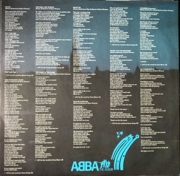 ABBA : The Album (LP, Album, Ora)