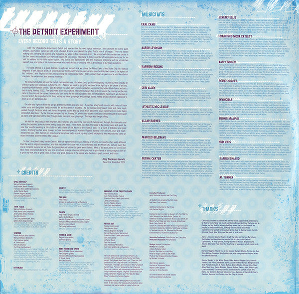 The Detroit Experiment : The Detroit Experiment (2xLP, Album)