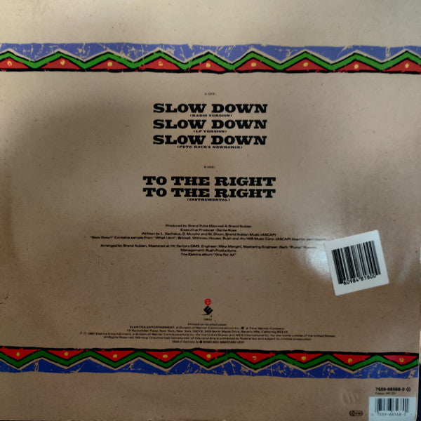 Brand Nubian : Slow Down (12")