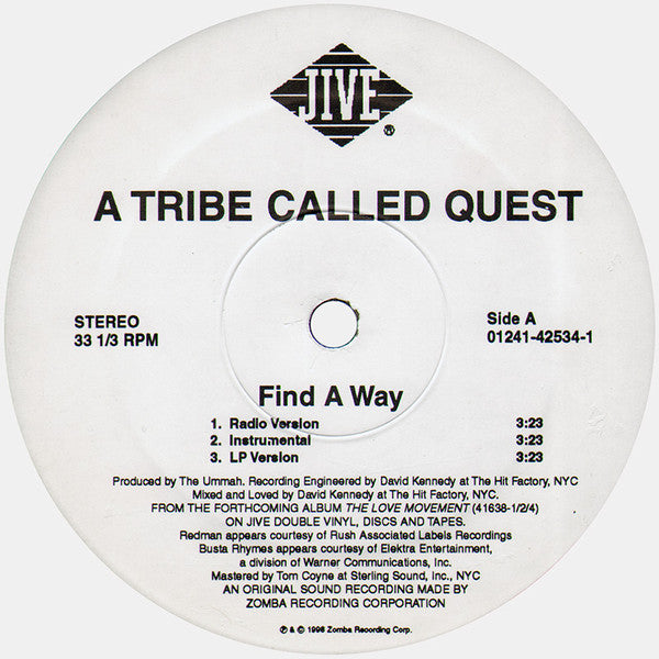 A Tribe Called Quest : Find A Way (12")