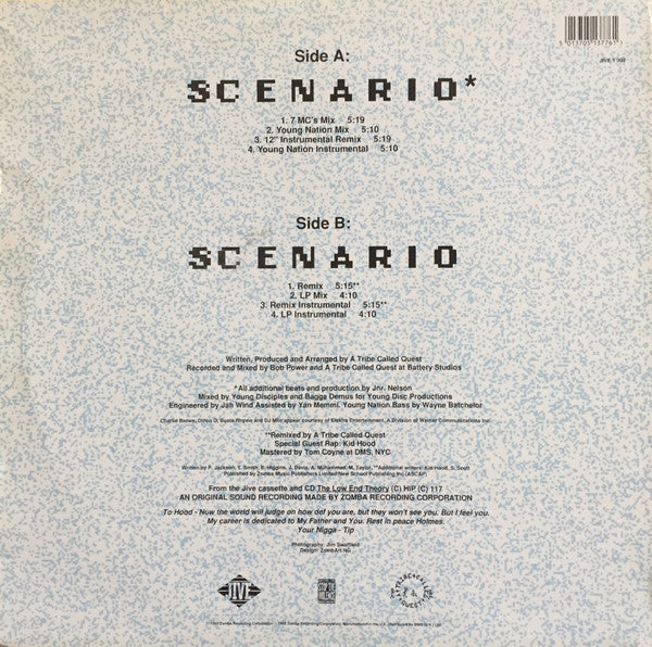 A Tribe Called Quest : Scenario (12")