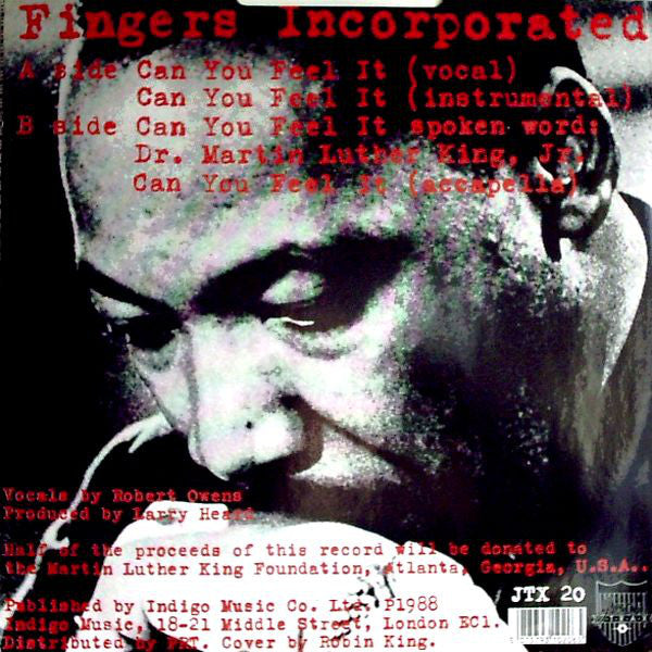 Fingers Inc. : Can You Feel It (12")