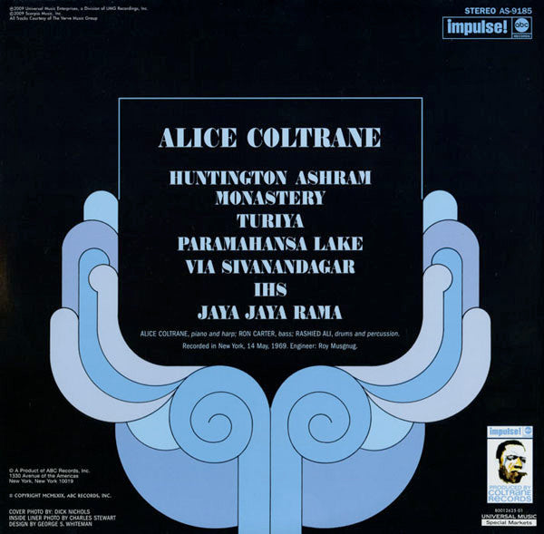 Alice Coltrane : Huntington Ashram Monastery (LP, Album, RE, 180)