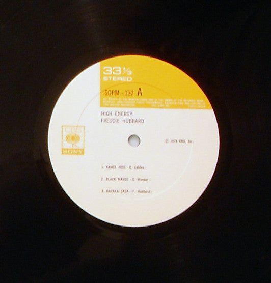 Freddie Hubbard : High Energy (LP, Album)