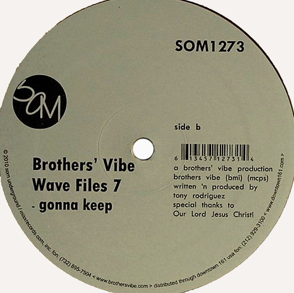 Brothers' Vibe : Wave Files 7 (12", Pur)