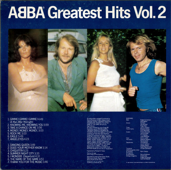 ABBA : Greatest Hits Vol. 2 (LP, Comp)