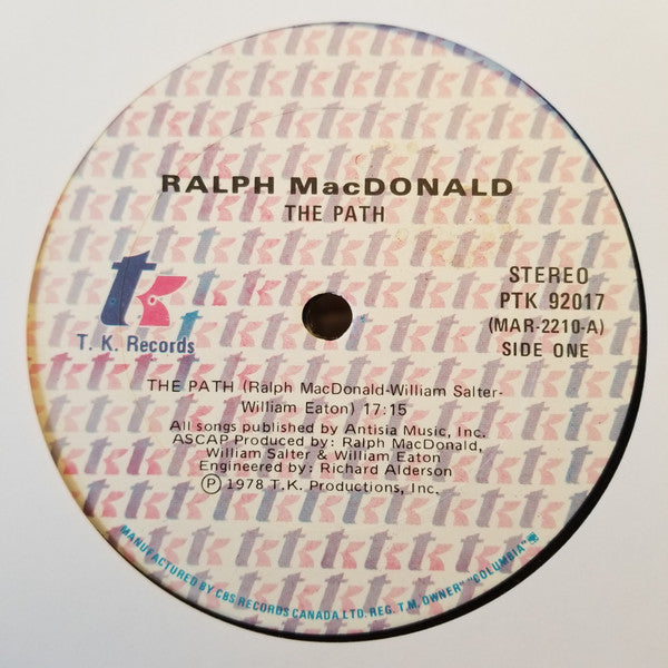 Ralph MacDonald : The Path (LP, Album)