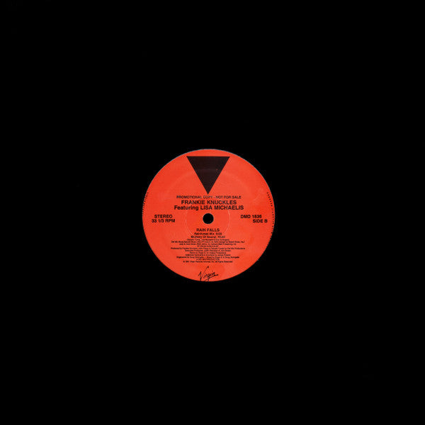Frankie Knuckles Featuring Lisa Michaelis : Rain Falls (12", Promo)
