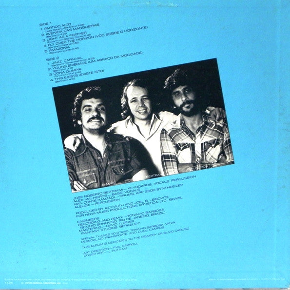 Azymuth : Light As A Feather (LP, Album)