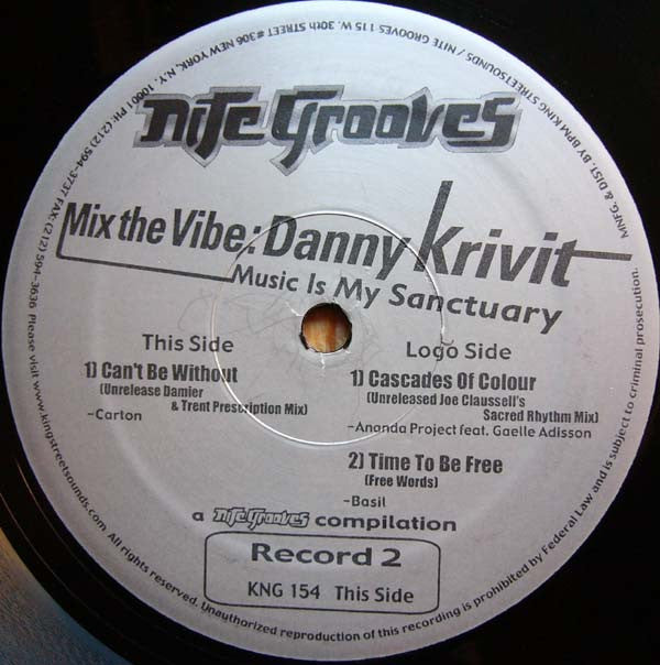 Danny Krivit : Mix The Vibe (Music Is My Sanctuary) (2x12", Comp)