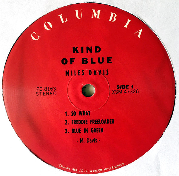 Miles Davis : Kind Of Blue (LP, Album, RE)