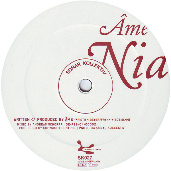 Âme : Ojomo / Nia (12")