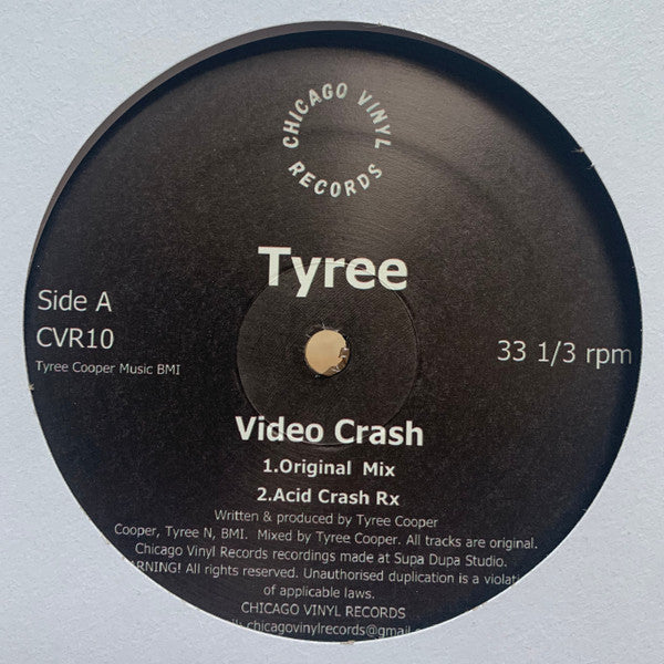 Tyree Cooper : Video Crash (12")