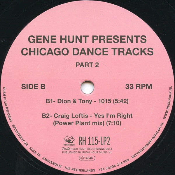 Gene Hunt : Chicago Dance Tracks Part 2 (2x12", Comp)