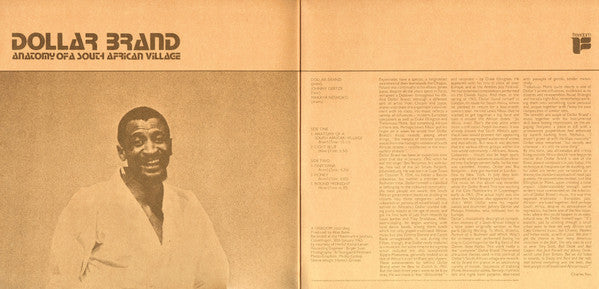Dollar Brand : Anatomy Of A South African Village (LP, Album, RE, Gat)