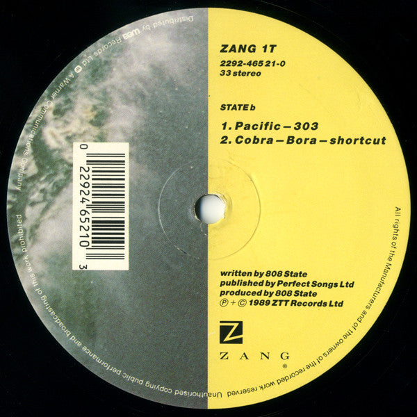 808 State : Pacific (12", Single, Adr)