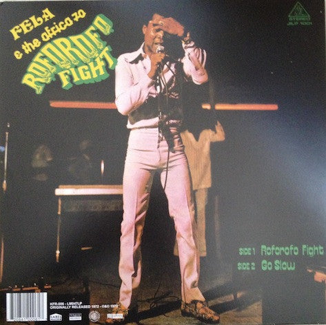 Fela Kuti : Roforofo Fight (LP, Album, RE)