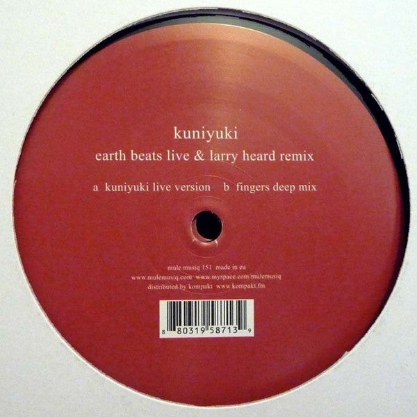 Kuniyuki Takahashi : Earth Beats (Live & Larry Heard Remix) (2x12")