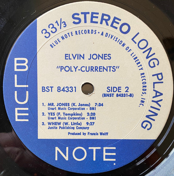 Elvin Jones : Poly-Currents (LP, Album)