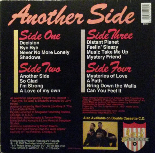 Fingers Inc. : Another Side (2xLP, Album)