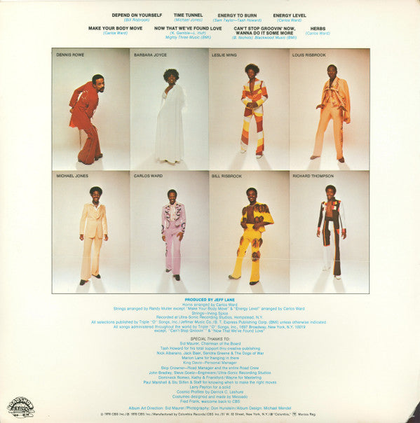 B.T. Express : Energy To Burn (LP, Album, San)