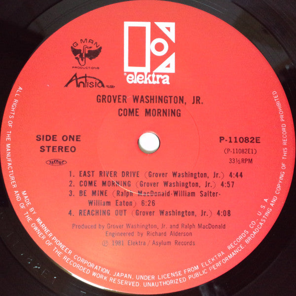 Grover Washington, Jr. : Come Morning (LP, Album)