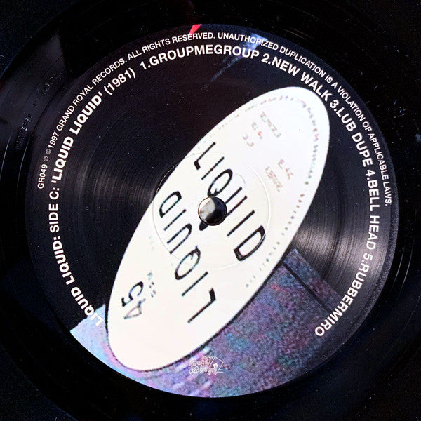 Liquid Liquid : Liquid Liquid (2xLP, Comp)
