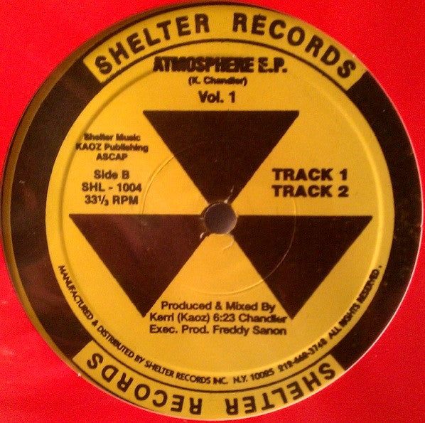 Kerri Chandler : Atmosphere E.P. Vol. 1 (12", EP)