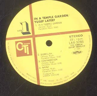 Yusef Lateef : In A Temple Garden (LP, Album, Ltd, RE)