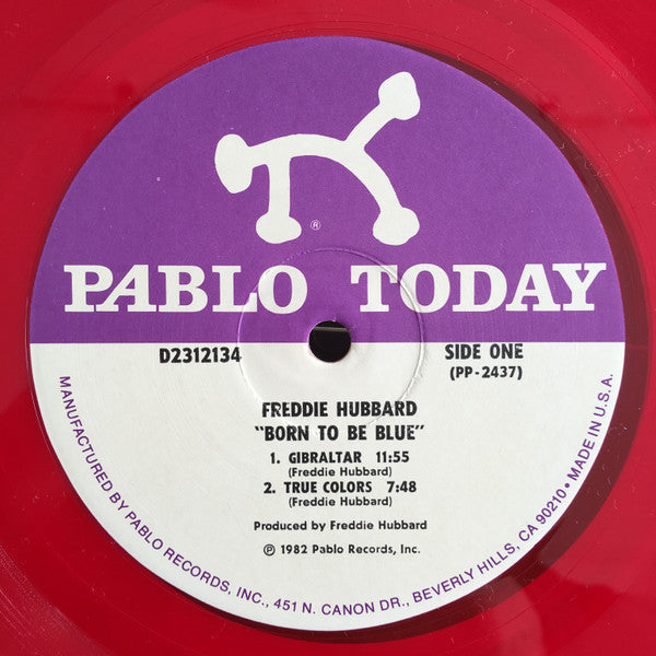 Freddie Hubbard And His Orchestra : Born To Be Blue (LP, Album, Red)