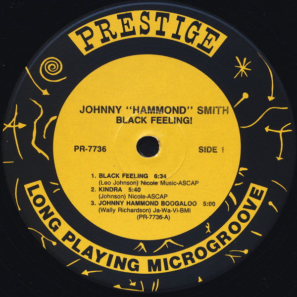 Johnny Hammond : Black Feeling! (LP, Album, RE)