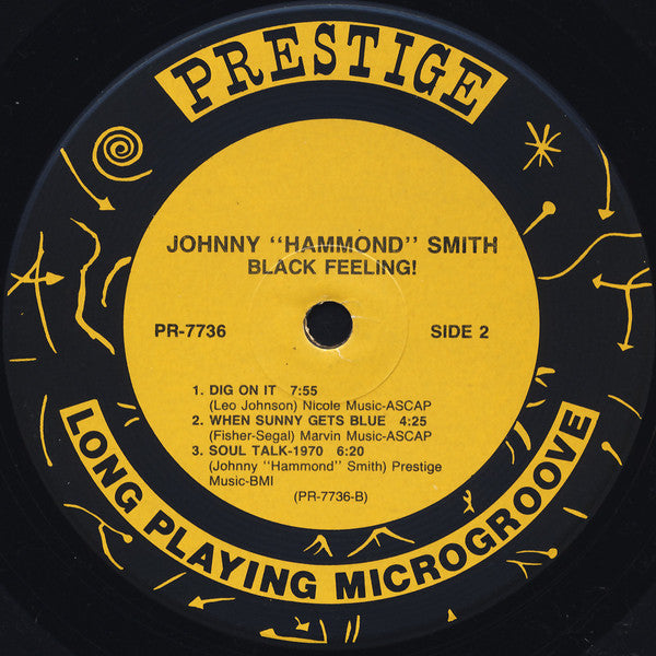 Johnny Hammond : Black Feeling! (LP, Album, RE)