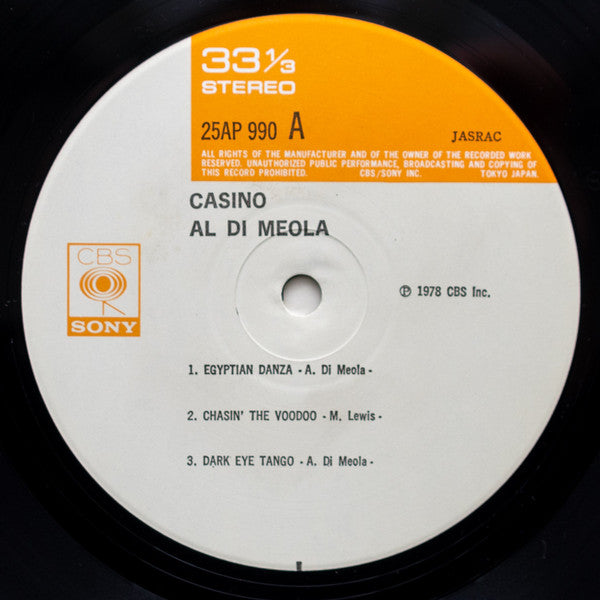 Al Di Meola : Casino (LP, Album)
