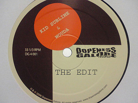 Kid Sublime & Wouda : The Passage (12")