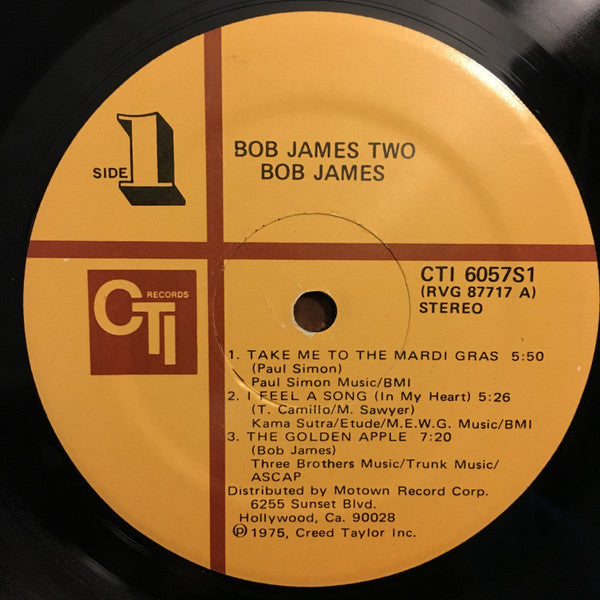 Bob James : Two (LP, Album, Gat)
