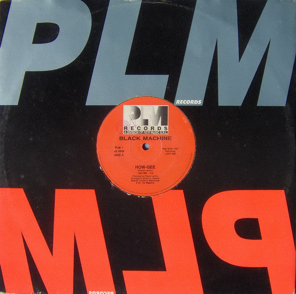 Black Machine : How-Gee (12", Maxi)