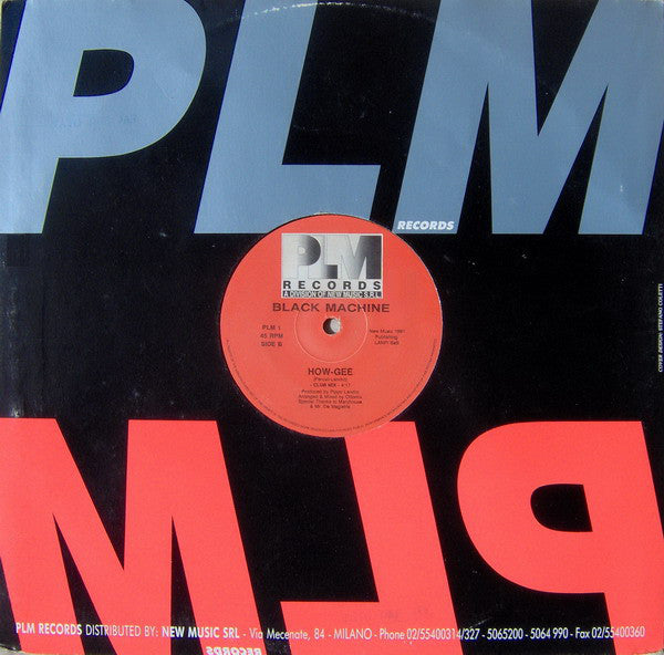 Black Machine : How-Gee (12", Maxi)