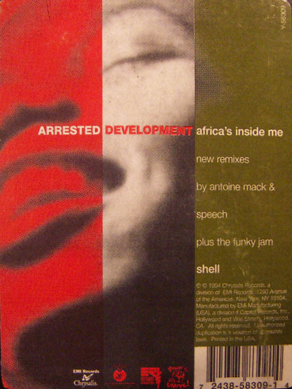 Arrested Development : Africa's Inside Me (12")