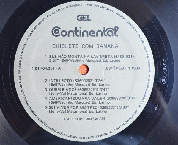 Chiclete Com Banana : Toda Mistura Será Permitida (LP, Album)