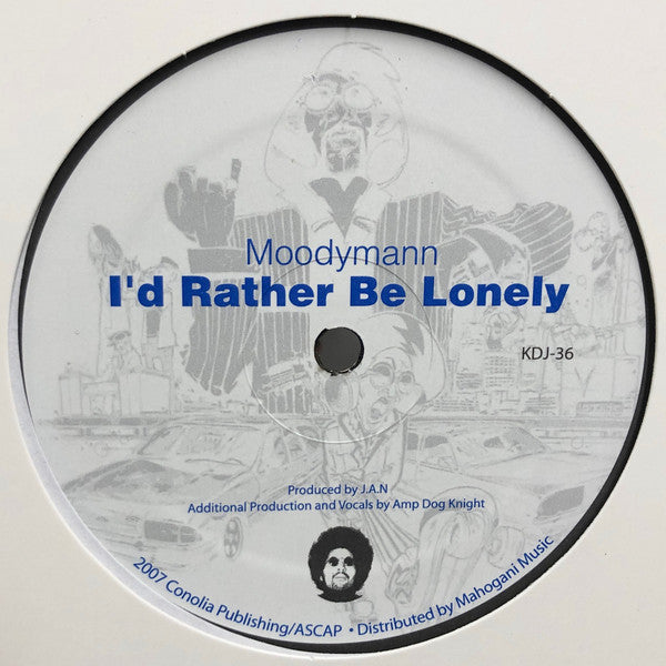 Moodymann : I'd Rather Be Lonely (12", S/Sided)