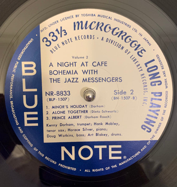 Art Blakey & The Jazz Messengers : At The Cafe Bohemia Volume 1 (LP, Album, Mono, RE)