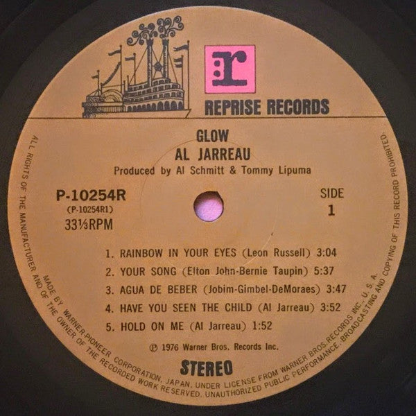 Al Jarreau : Glow (LP, Album)