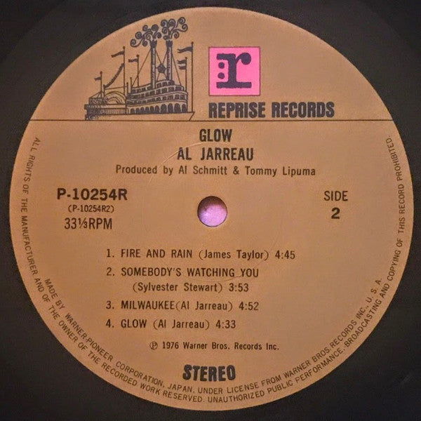 Al Jarreau : Glow (LP, Album)