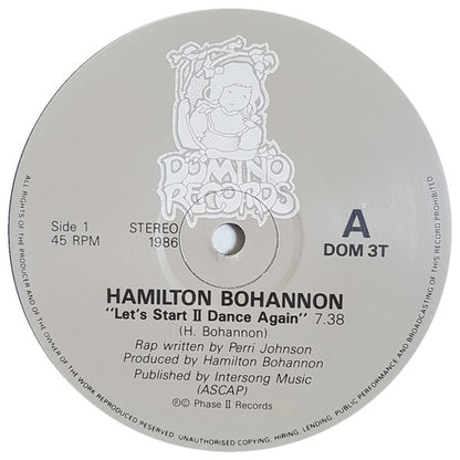 Hamilton Bohannon : Let's Start II Dance Again (12")