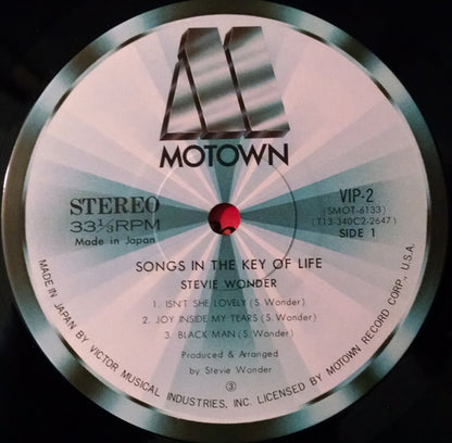 Stevie Wonder : Songs In The Key Of Life (2xLP + 7" + Album, RE)