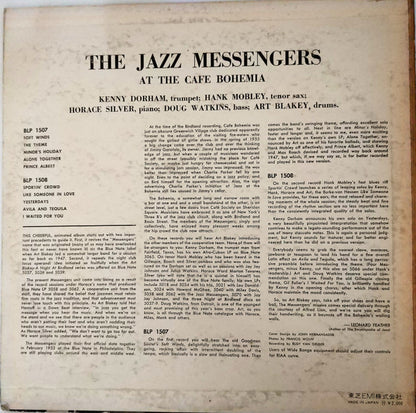 Art Blakey & The Jazz Messengers : At The Cafe Bohemia Volume 2 (LP, Album, Mono, RE)