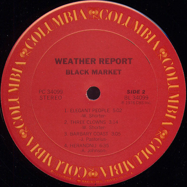 Weather Report : Black Market (LP, Album, Pit)