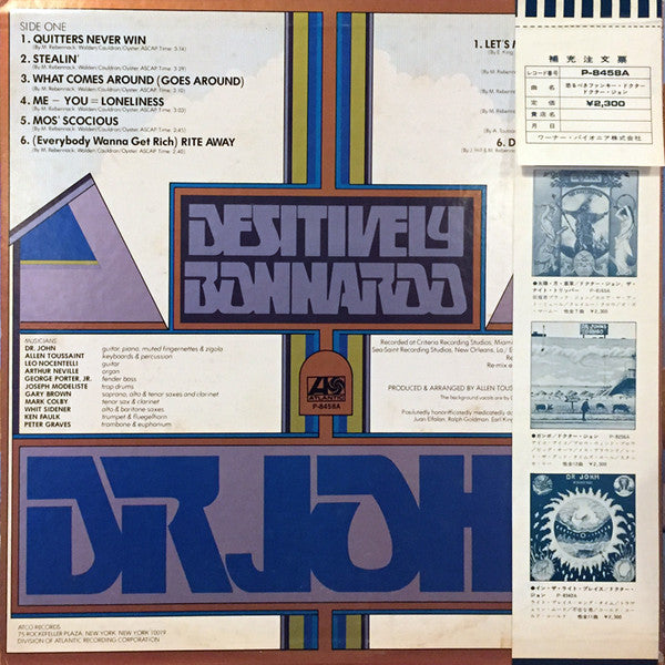 Dr. John : Desitively Bonnaroo (LP, Album, Promo)