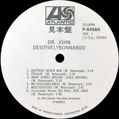 Dr. John : Desitively Bonnaroo (LP, Album, Promo)