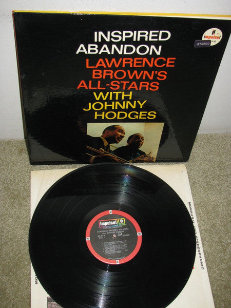 Lawrence Brown's All-Stars With Johnny Hodges : Inspired Abandon (LP, Album, RE, Mon)